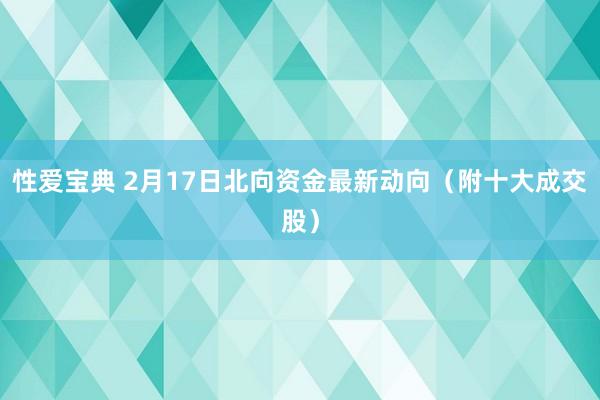 性爱宝典 2月17日北向资金最新动向（附十大成交股）