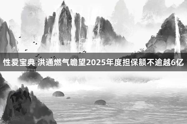 性爱宝典 洪通燃气瞻望2025年度担保额不逾越6亿